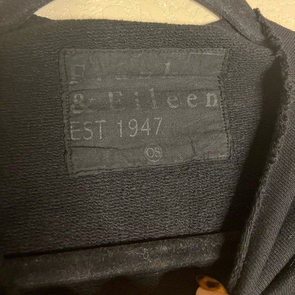 Frank & Eileen AUDREY black Funnel Neck Capelet one size - Picture 5 of 7